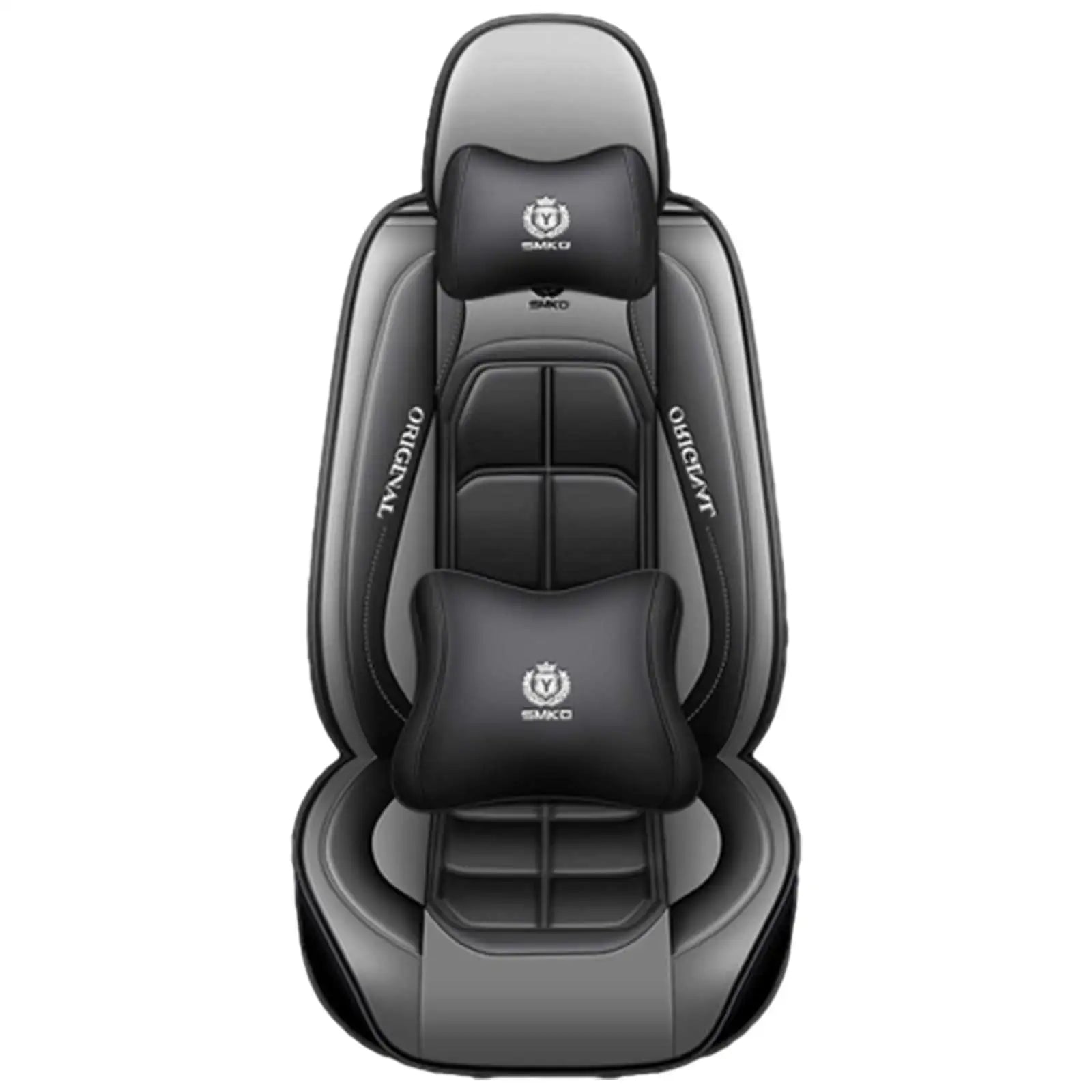Universal Leather Cover Pu Car Seat Sporty Design Fit For Most Car Suv Truck Four Season Seat Cover For Car Accessories Interior