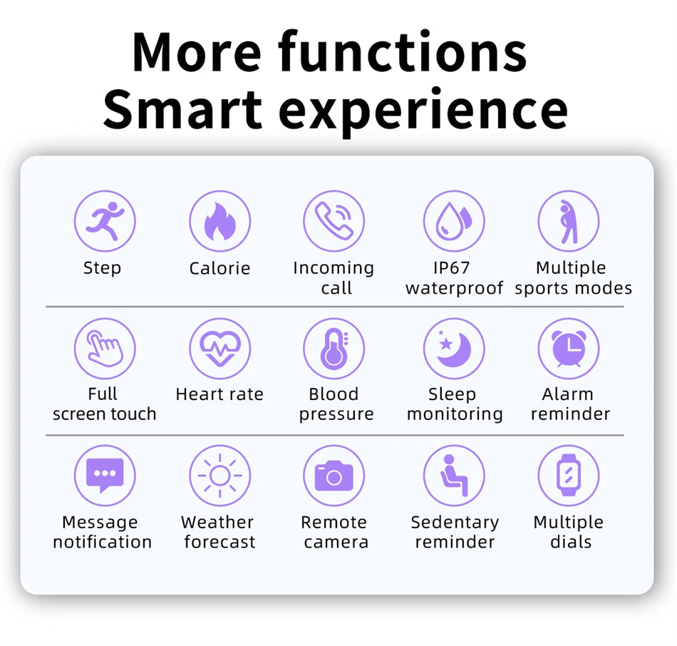 LIGE Smartwatch for Women & Men – Bluetooth Calls and Fitness Tracking