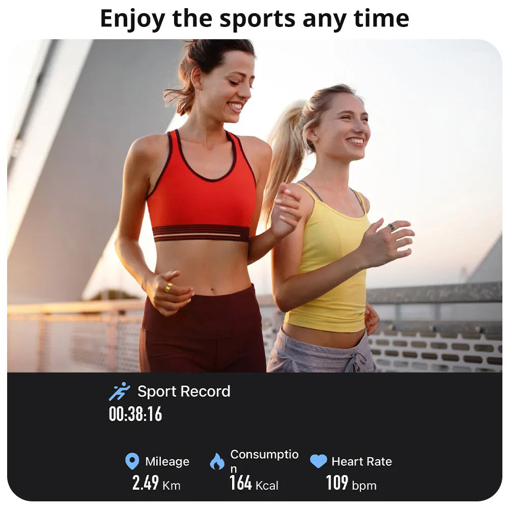2026 R06 Smart Ring – IP68 Waterproof Health Monitor, Fitness Tracking, Multiple Sport Modes