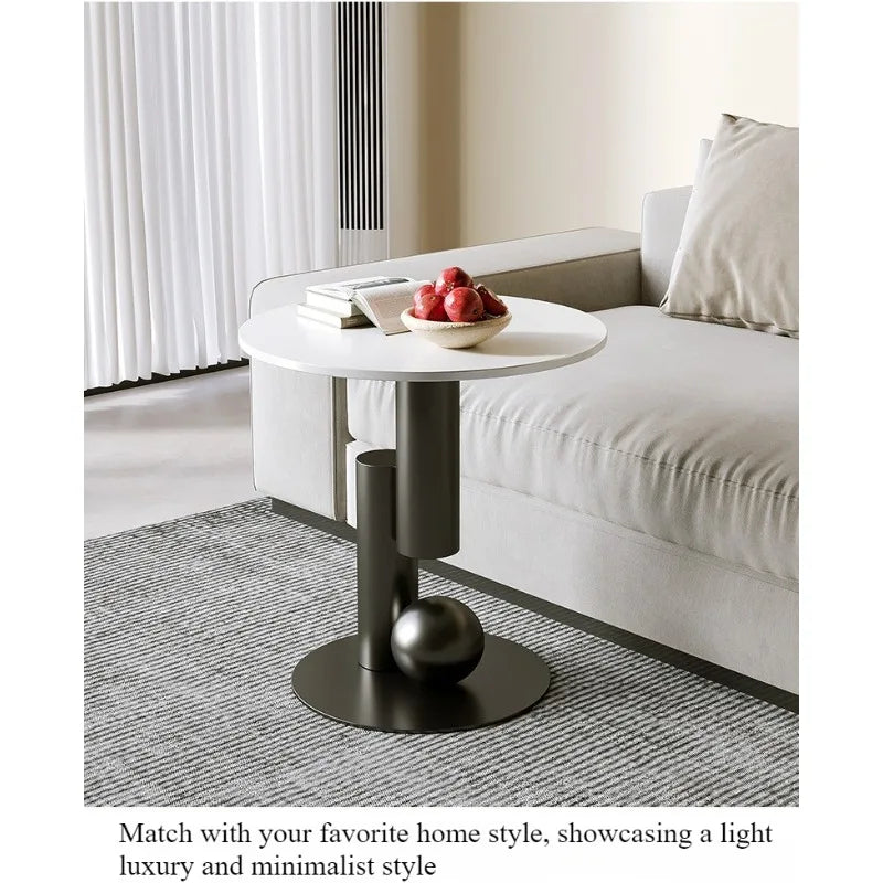 Light Luxury Sofa Side Table – Modern Living Room Coffee Table