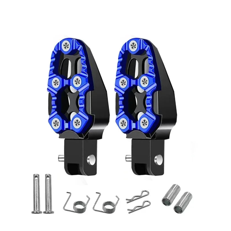 Accesorios para modificación de motocicletas: pedal de pie de aleación de aluminio, pedal trasero, pedal antideslizante