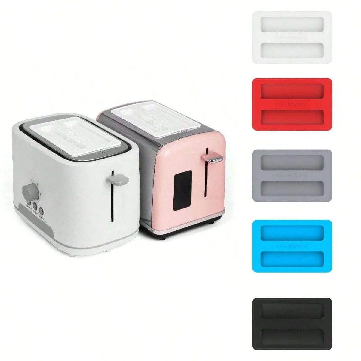 Silicone Toster Lid Dustproof Cover For Toaster Protecting Toaster From Dust Toaster Top Cover Kitchen Appliances Protector