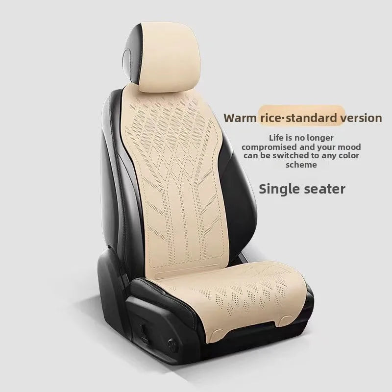 High Quality Suede Cover Universal High-end Car Seat Cover Breathable Seat Anti-slip Luxury Car Protection Thin Suede Seat Cover