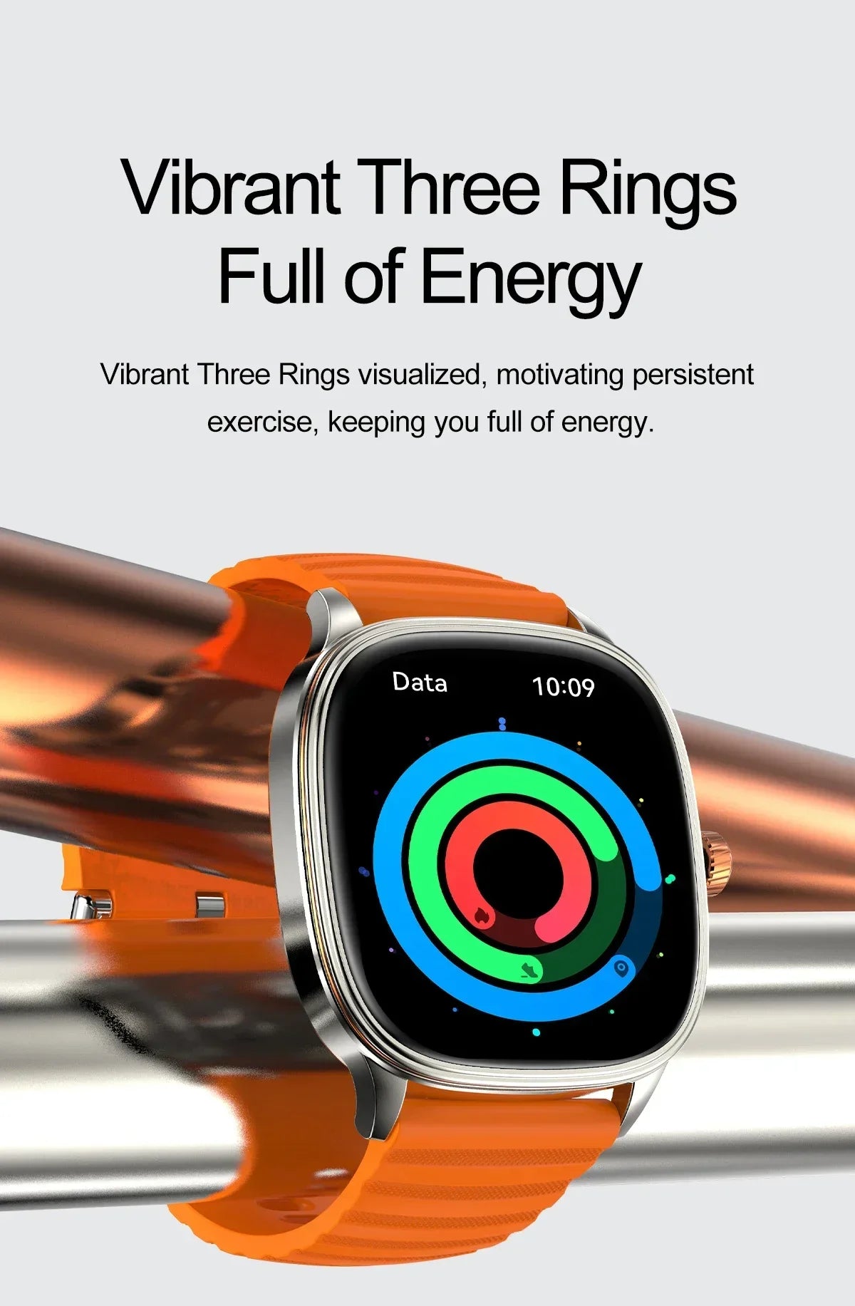 1.39-Inch AMOLED Smartwatch with NFC, Bluetooth Calling & 100 Sports Modes