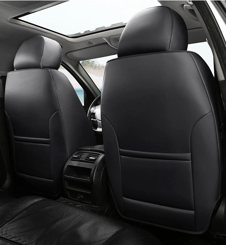 Universal Car Seat Covers  Full Covered Durable Leather Seat Cushion for 90% Sedan SUV 8 Colors Set Include Front and Rear Cover