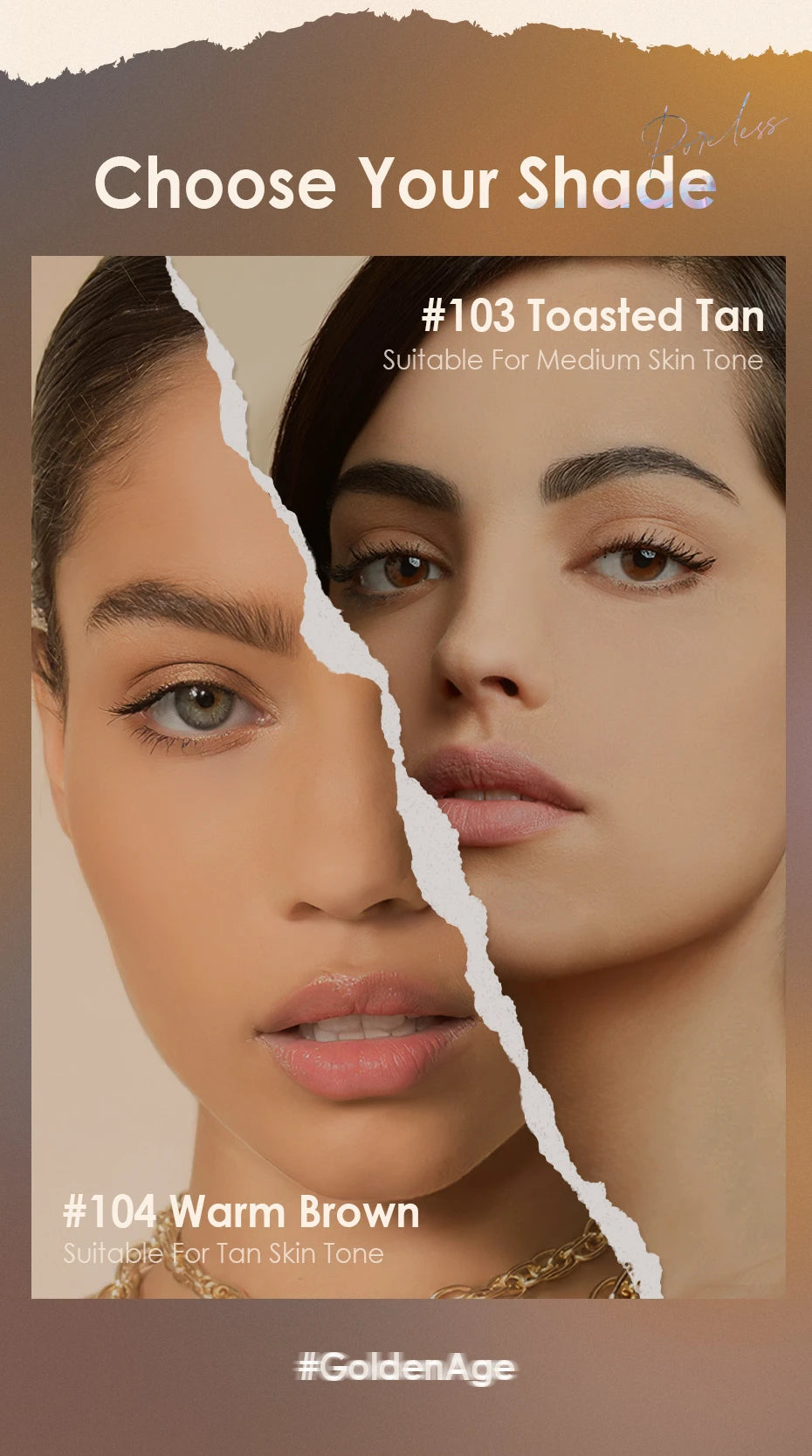 FOCALLURE Foundation Air Cushion Waterproof Matte Base Poreless High Coverage Face Cream Nutritious Smooth Foundation Makeup