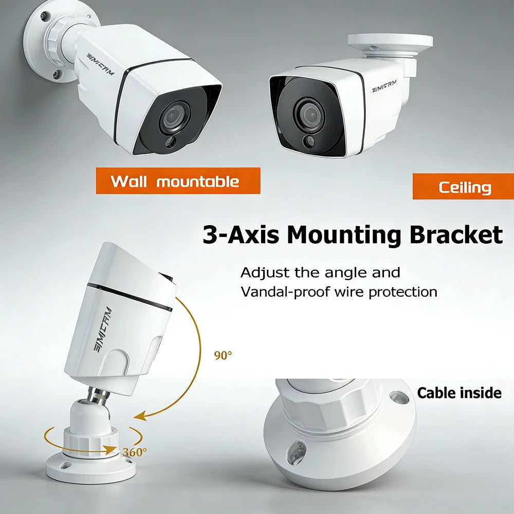 HD 720p/1080p AHD Analog Security Camera Night Vision DVR CCD For Outdoor Indoor Waterproof Home Office CCTV Surveillance Camera