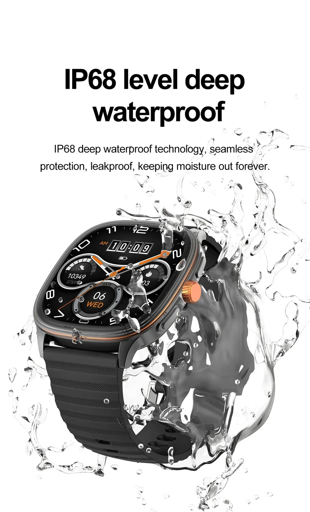 1.39-Inch AMOLED Smartwatch with NFC, Bluetooth Calling & 100 Sports Modes