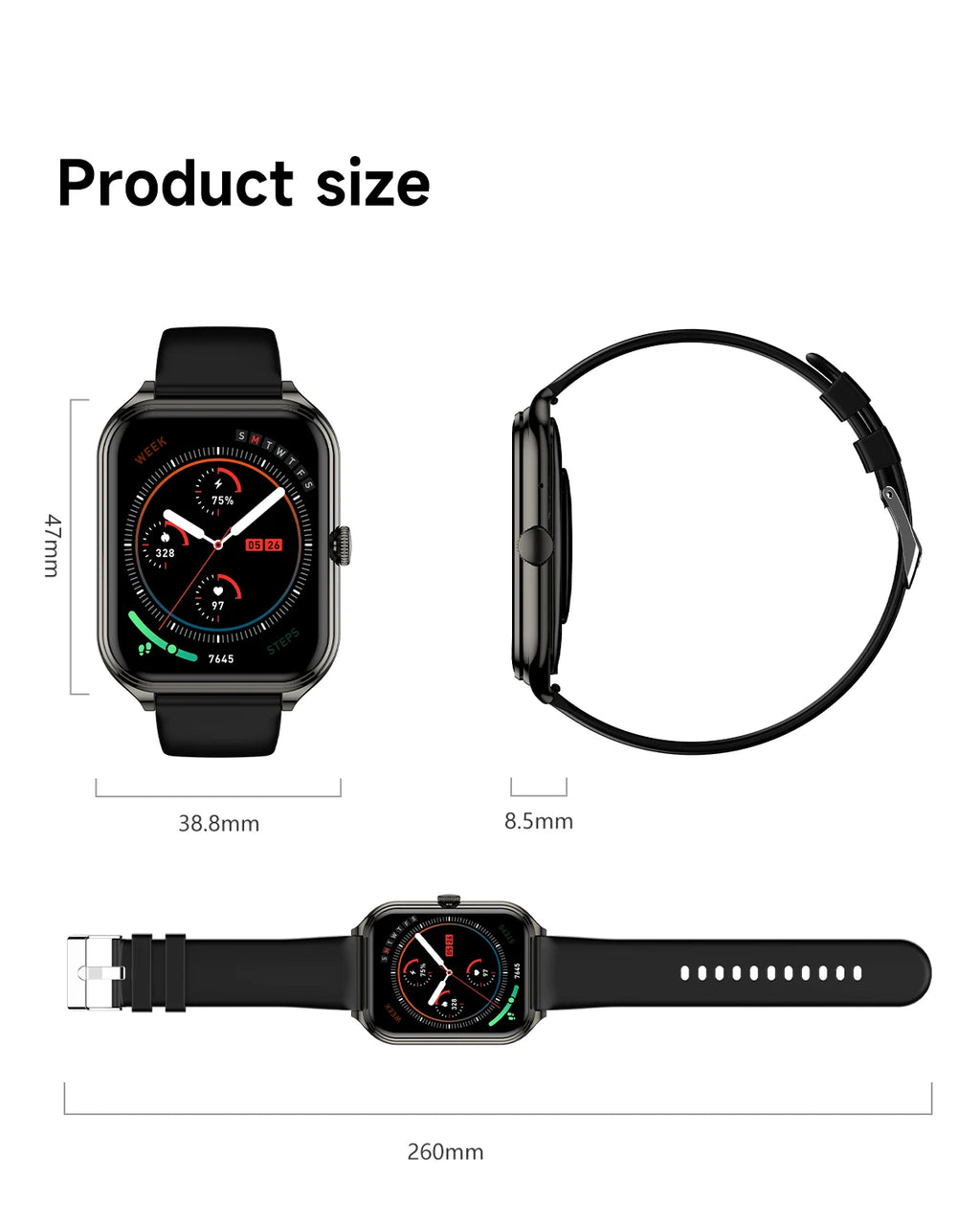 1.93-Inch Ultra-Thin AMOLED Smartwatch with Wireless Calling