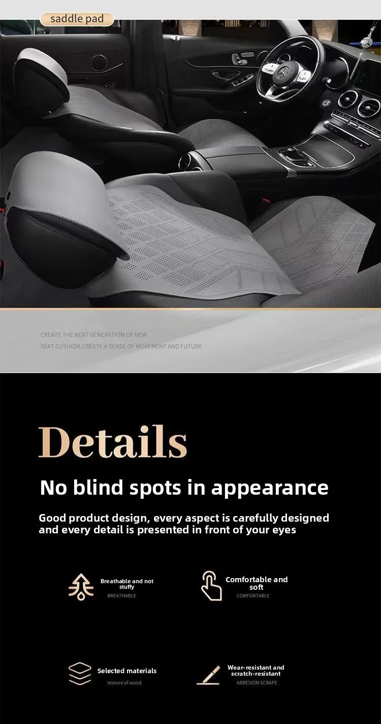 High Quality Suede Cover Universal High-end Car Seat Cover Breathable Seat Anti-slip Luxury Car Protection Thin Suede Seat Cover