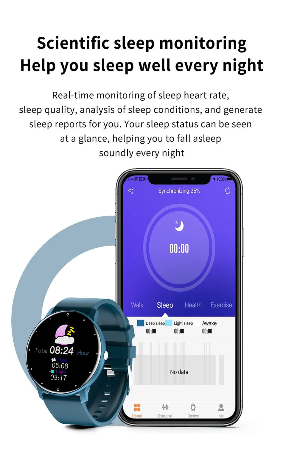 LIGE Smartwatch for Women & Men – Bluetooth Calls and Fitness Tracking