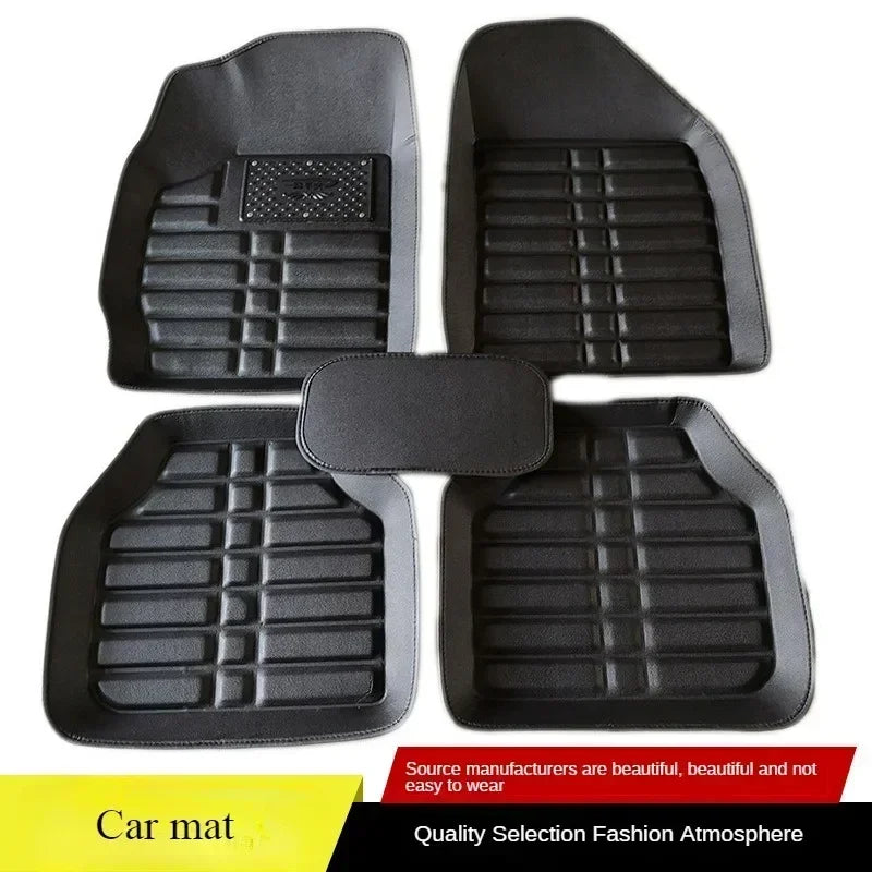 Car floor mat universal anti slip mat new car interior PU leather durable anti slip mat Accessories