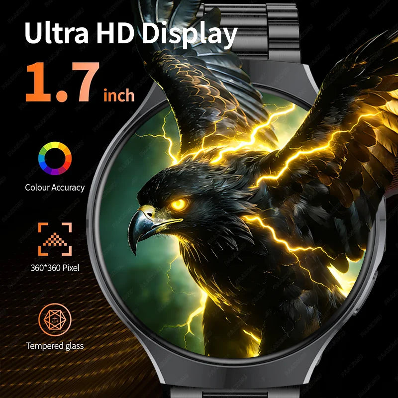 New Men's Smart Watch ,Health Monitor ,Bluetooth Call ,1000mAh Battery large battery,LED Flashlight ,100+Sport Mode Smart Watch