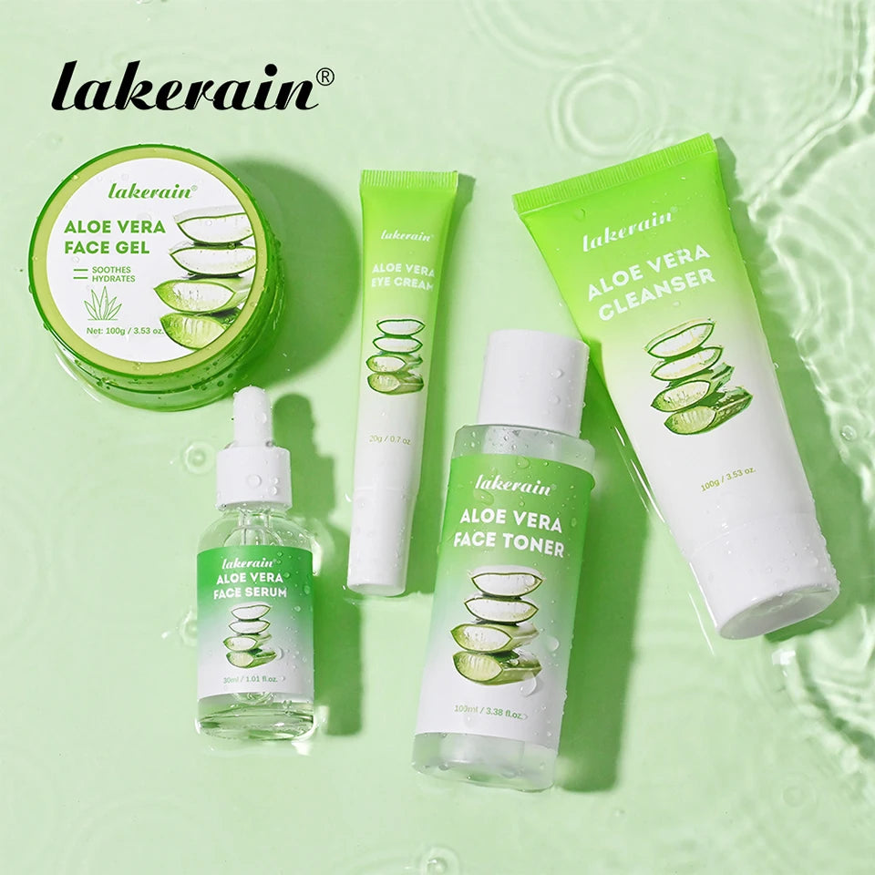 Aloe Vera Skin Care Set – 6-in-1 Deep Moisturising, Brightening & Nourishing Kit