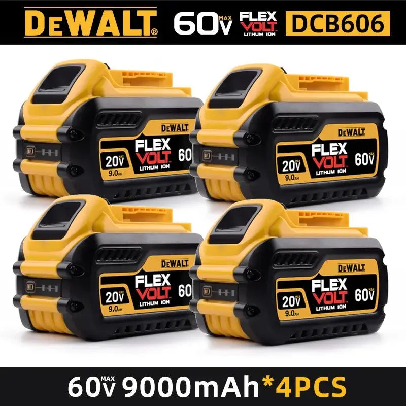 Original DEWALT 20V/60V Battery — DCB606 DCB609 DCB182 DCB205 DCB206 DCB209 | 18V 6Ah 9Ah