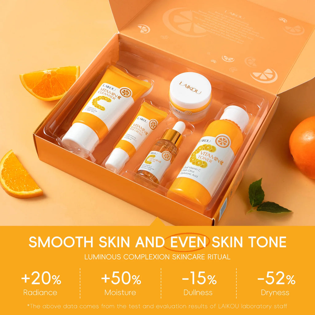 Vitamin C Brightening Skincare Set 5pcs