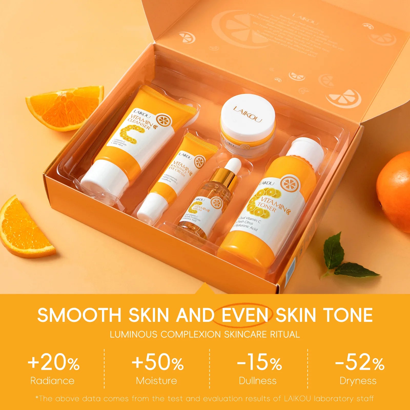 Vitamin C Brightening Skincare Set 5pcs