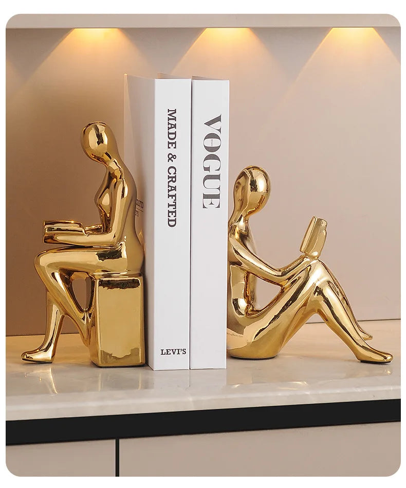 Creative Sitting Doll Figurine Desktop Ornament