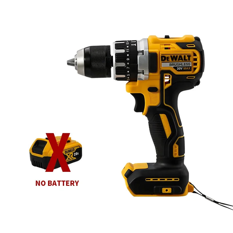 DEWALT DCD796 Compact Cordless Brushless Impact Drill — LED Light 20V Multi-Function Power Tool