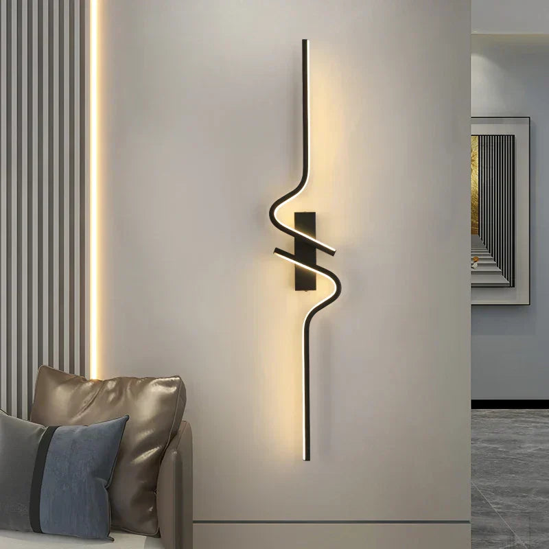 Modern Sleek Nordic LED Wall Lamp for Indoor Lighting