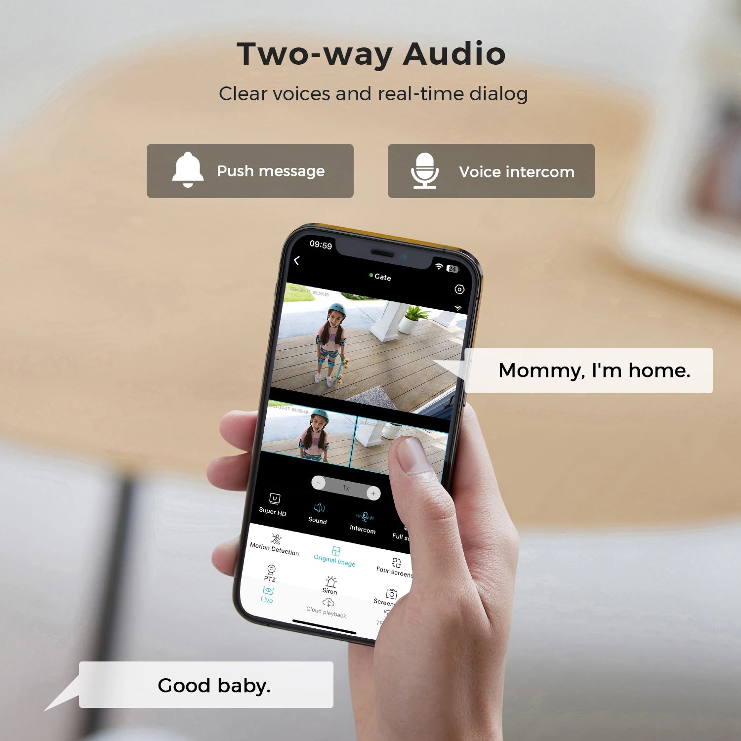15MP PTZ IP Security Camera, 30x Optical Zoom Outdoor WiFi with Auto Tracking