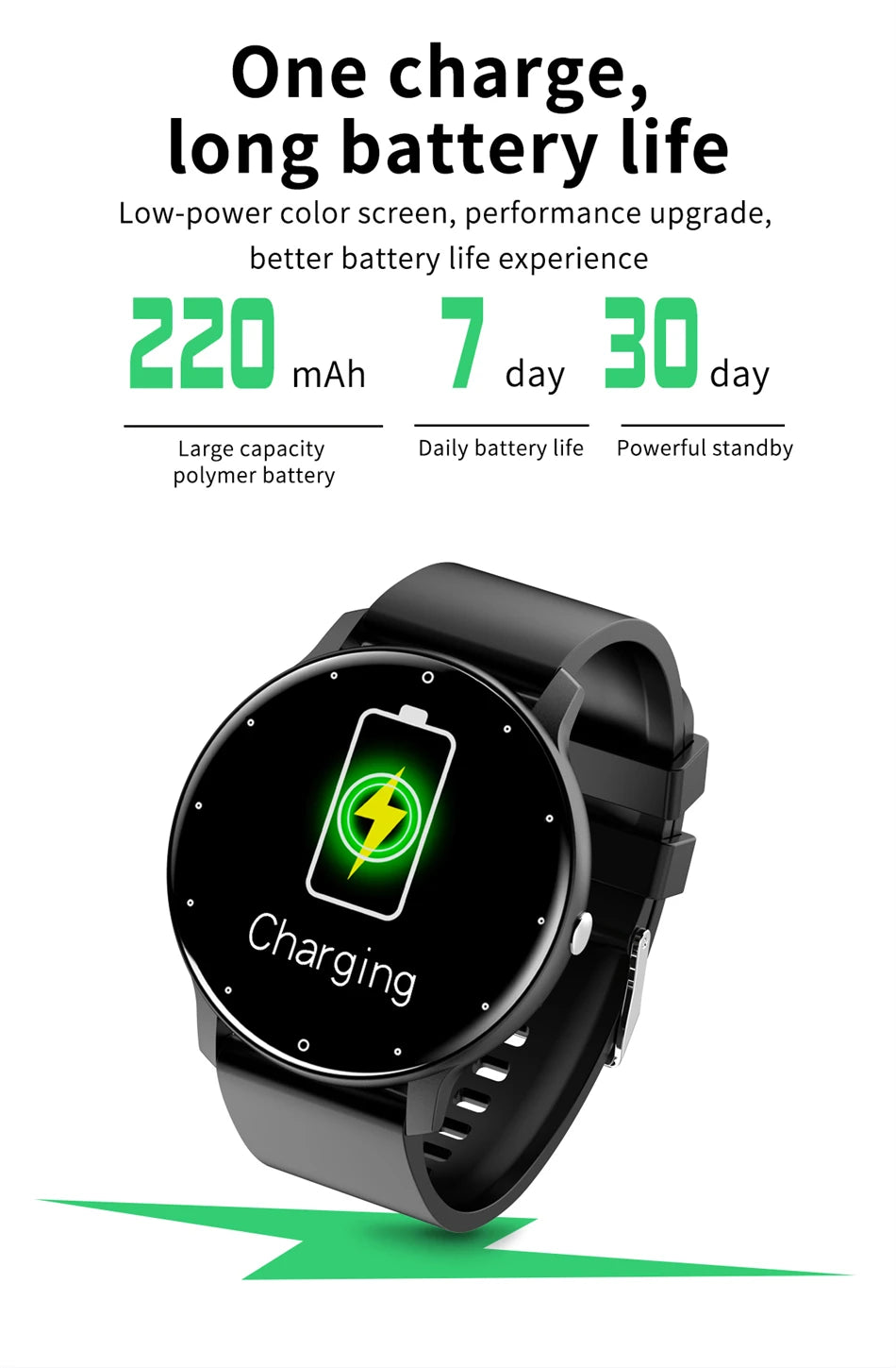 LIGE Smartwatch for Women & Men – Bluetooth Calls and Fitness Tracking
