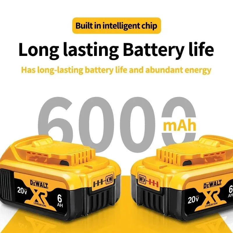 DeWalt 18V/20V 6Ah MAX FlexVolt Battery with Charger Protection — DCB606/DCB205/DCB206