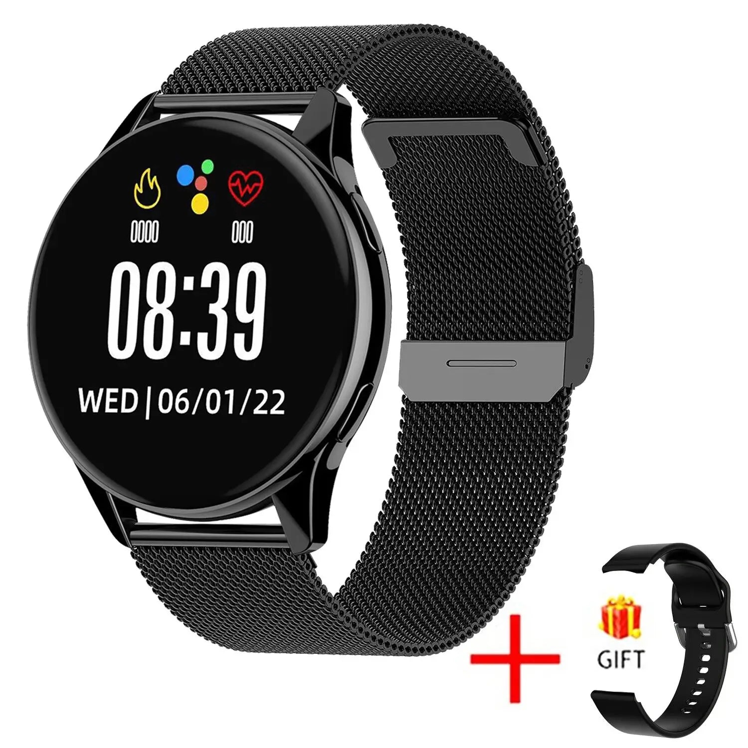 LIGE New Smart Watch 2025 Wireless Charging Smartwatch – Bluetooth Calls, Custom Watch Face, Fitness Bracelet