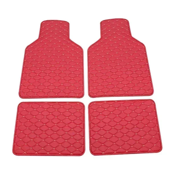 Universal Car Floor Mats 4pcs – Multi-Colour