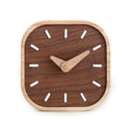 Home Decoration Retro Tabletop Clock Exquisite Decorative Bedside Table Clock Wooden Silent Clocks Home Decor