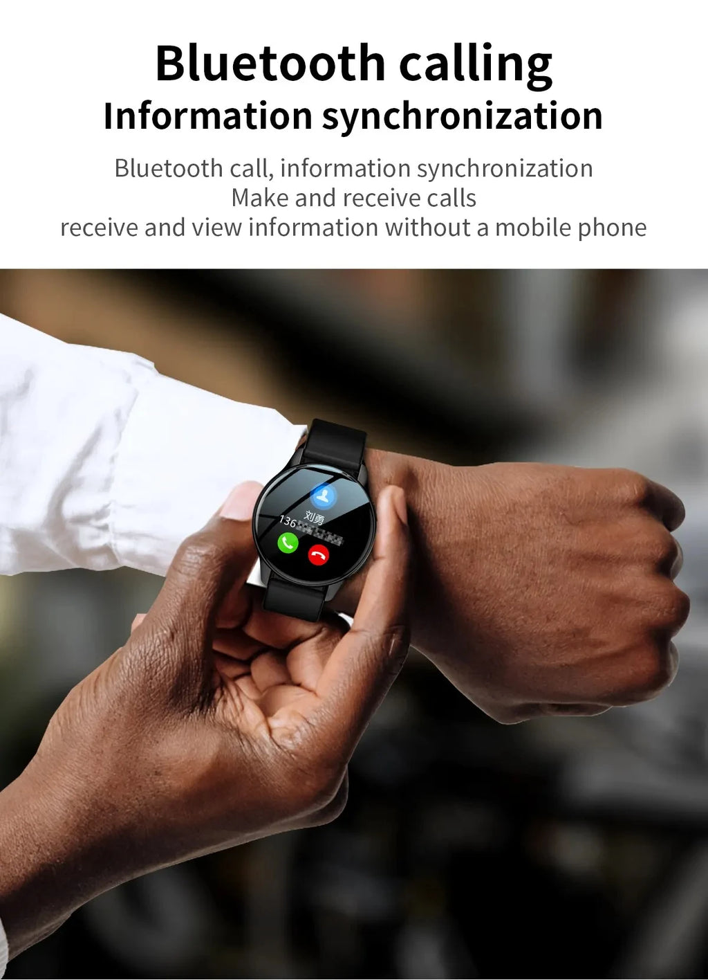 LIGE New Smart Watch 2025 Wireless Charging Smartwatch – Bluetooth Calls, Custom Watch Face, Fitness Bracelet