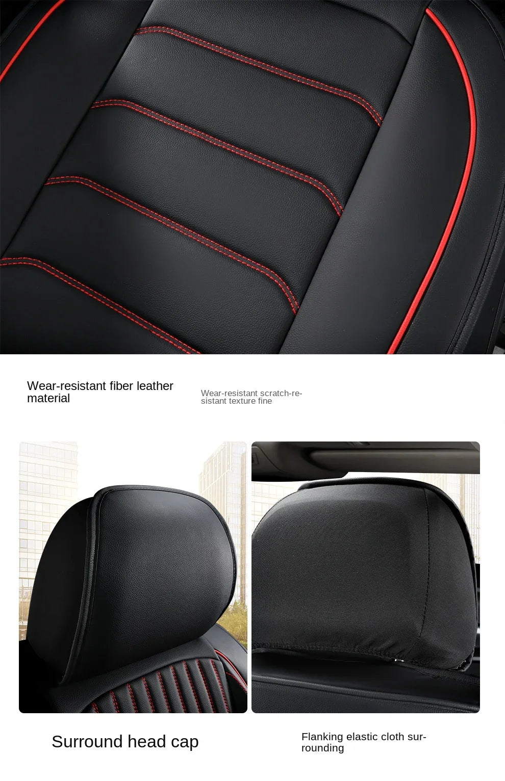 Universal Style Full Coverage Car Seat Cover for AUDI Q5 Q2 Q3 Q6 Q7 Q8 S1 S4 S5 S6 SQ5 RS3 RS4 RS5 RS6 TT Car Accessories