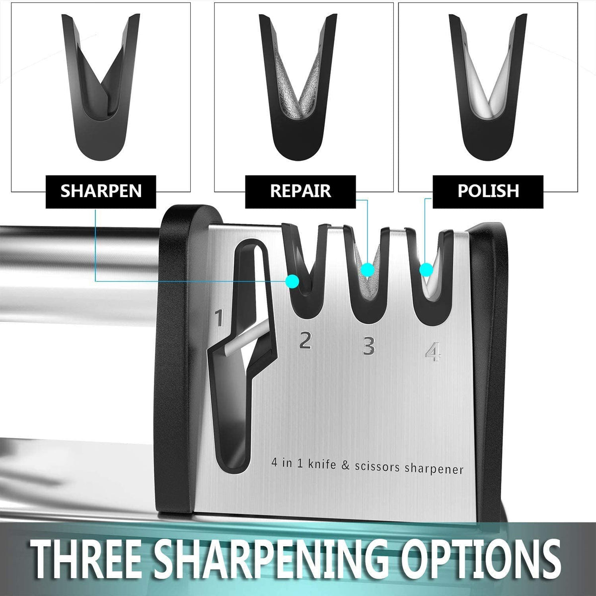 Kitchen utensil Knife sharpener is convenient and fast