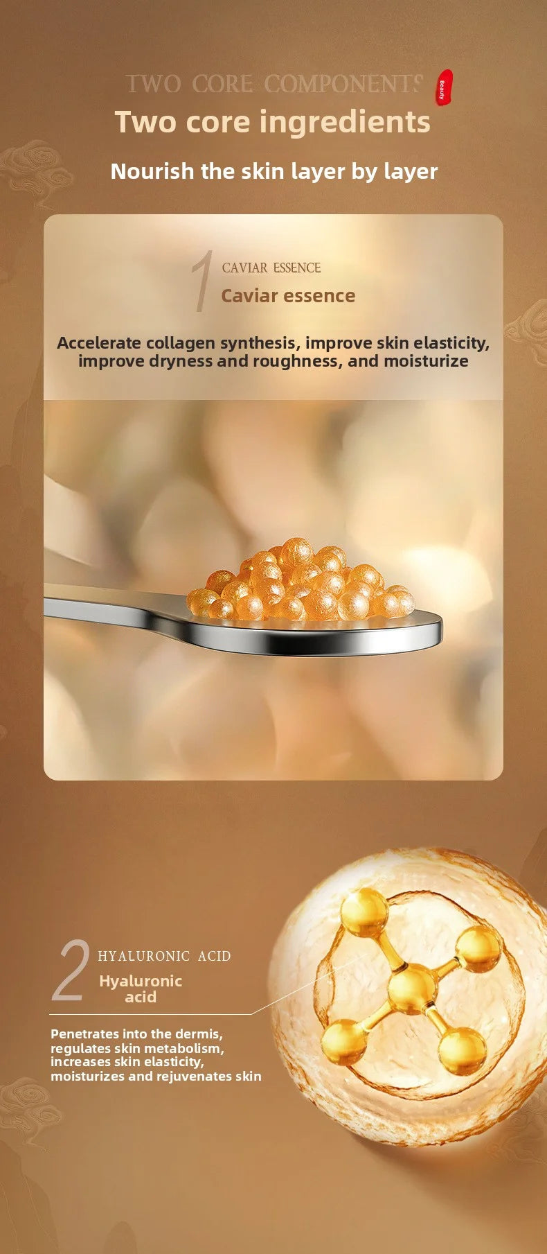 Caviar Anti-Wrinkle Skincare Set – Firming, Lifting & Hydrating Face Kit for All Skin Types