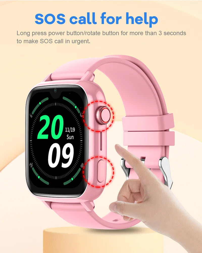 4G Kids GPS Smart Watch with Video Call & SOS
