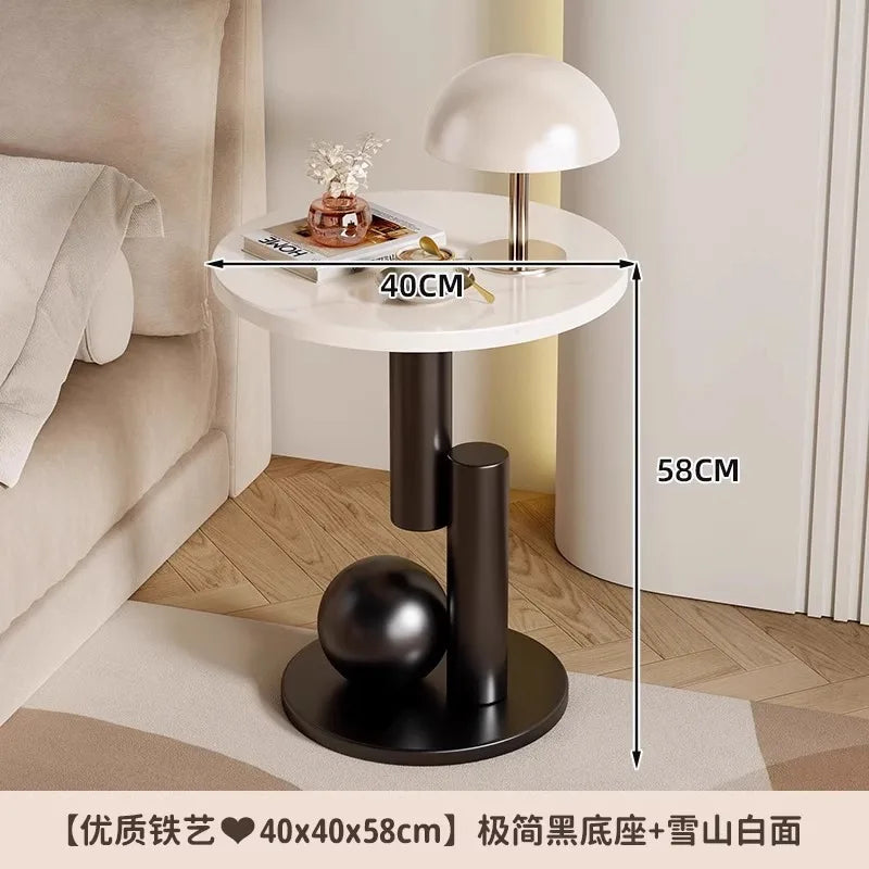Light Luxury Sofa Side Table – Modern Living Room Coffee Table