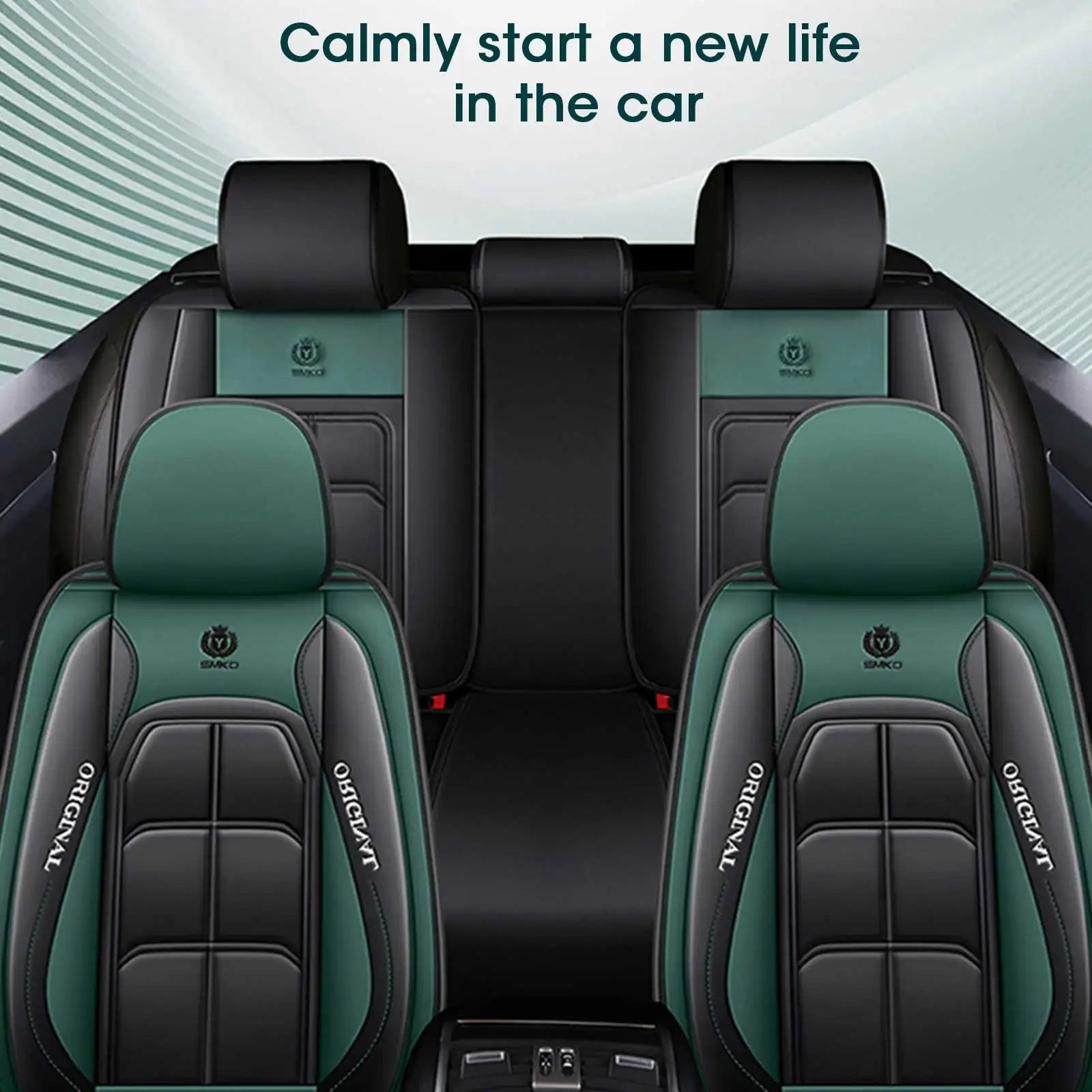 Universal Leather Cover Pu Car Seat Sporty Design Fit For Most Car Suv Truck Four Season Seat Cover For Car Accessories Interior