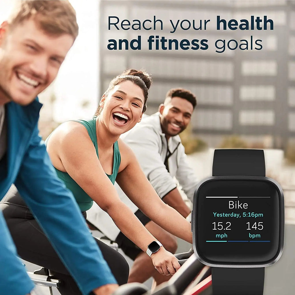 Health Fitness Smartwatch Tracking Black-2