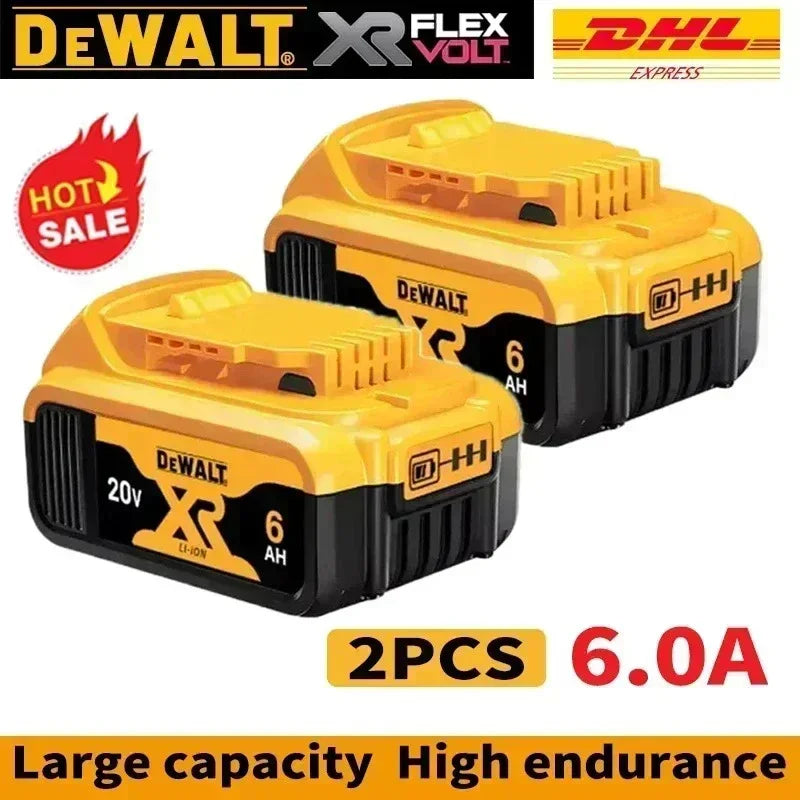 Original DEWALT 20V/60V Battery — DCB606 DCB609 DCB182 DCB205 DCB206 DCB209 | 18V 6Ah 9Ah