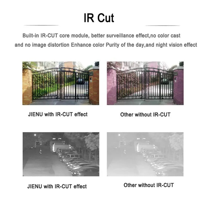 AHD Camera 1080P AHD Security Surveillance High Definition Outdoor Waterproof CCTV Infrared NightVision Bullet Wired Home Camera