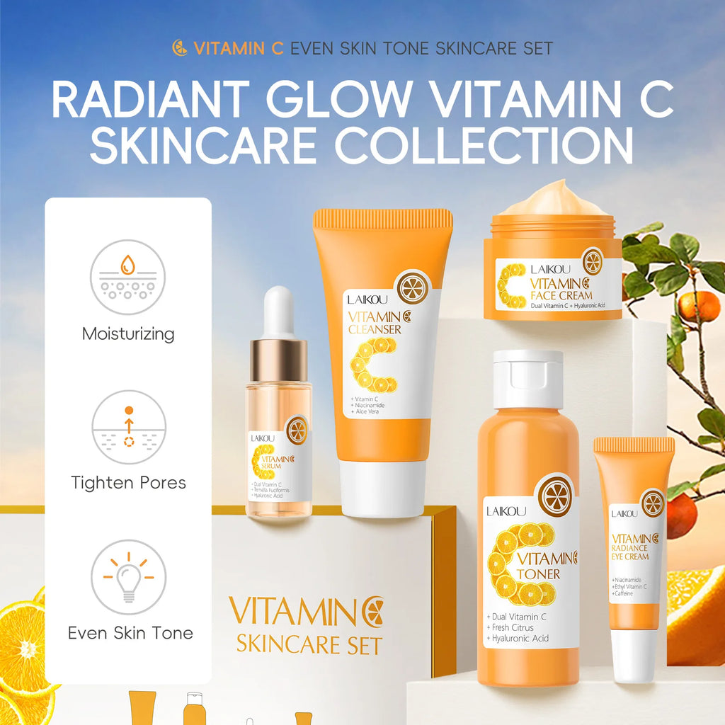 Vitamin C Brightening Skincare Set 5pcs