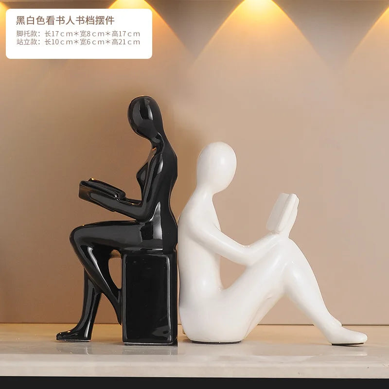 Creative Sitting Doll Figurine Desktop Ornament