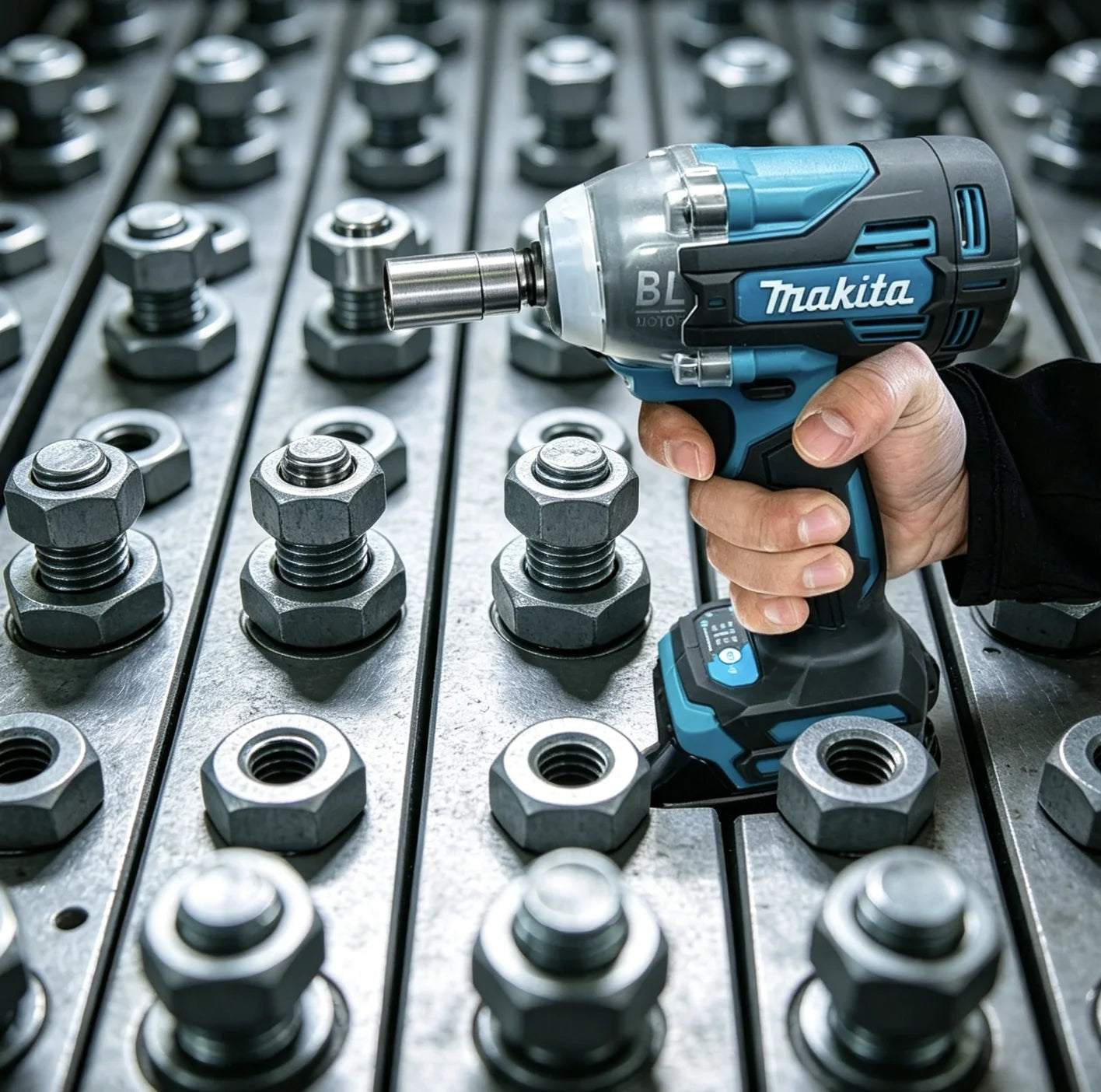 Makita 18V TW004G Brushless Electric Impact Wrench — High Torque Wind Cannon