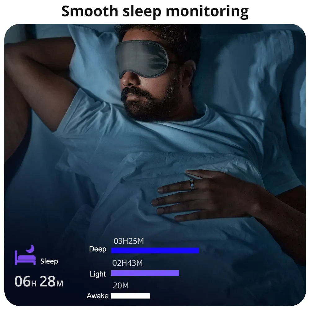 2026 R06 Smart Ring – IP68 Waterproof Health Monitor, Fitness Tracking, Multiple Sport Modes