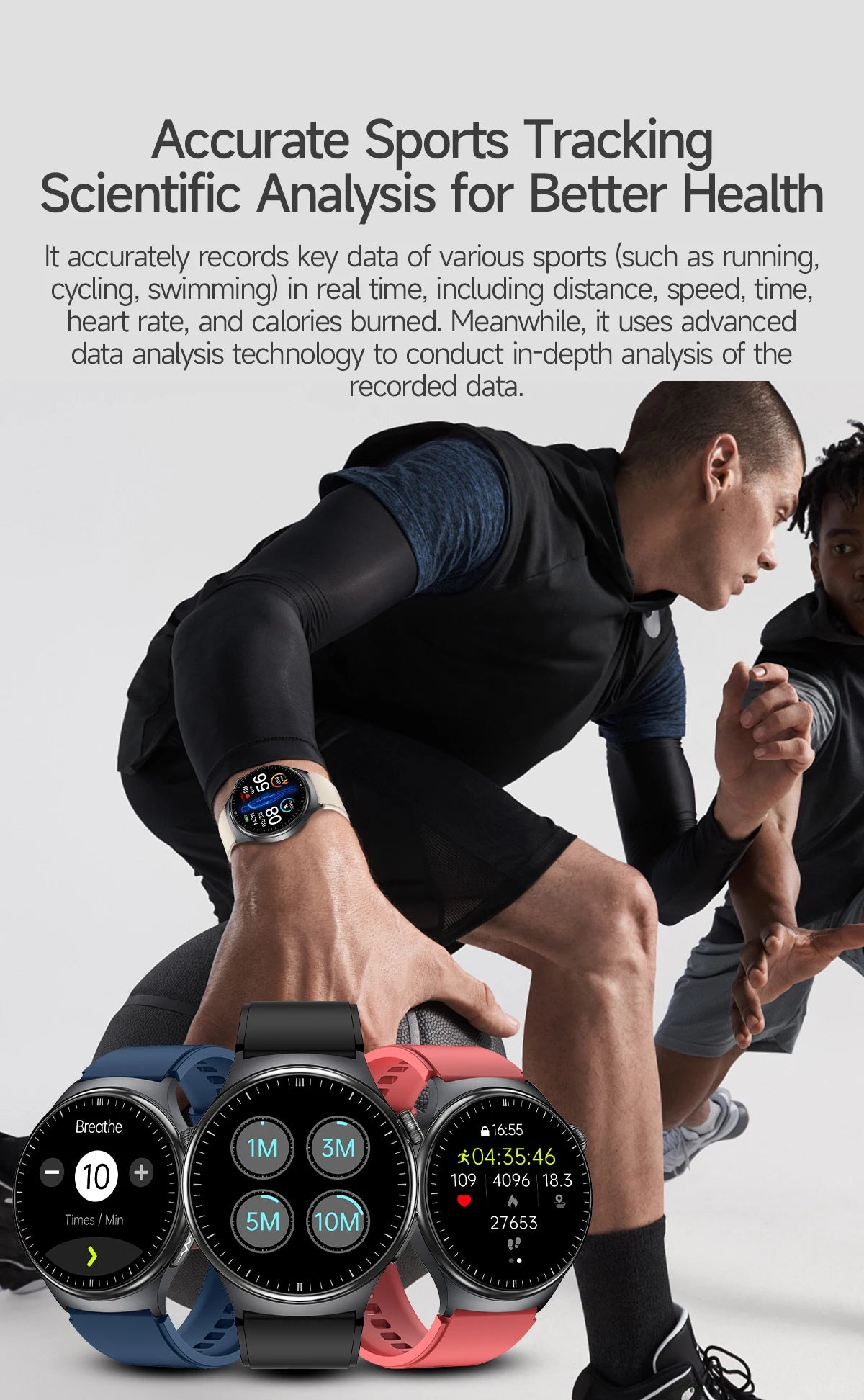 2026 New Diagnosis ECG Smart Watch Sport AI Accurate Uric Acid Blood Pressure Body Fat Five Organ Fitness Waterproof Smartwatch