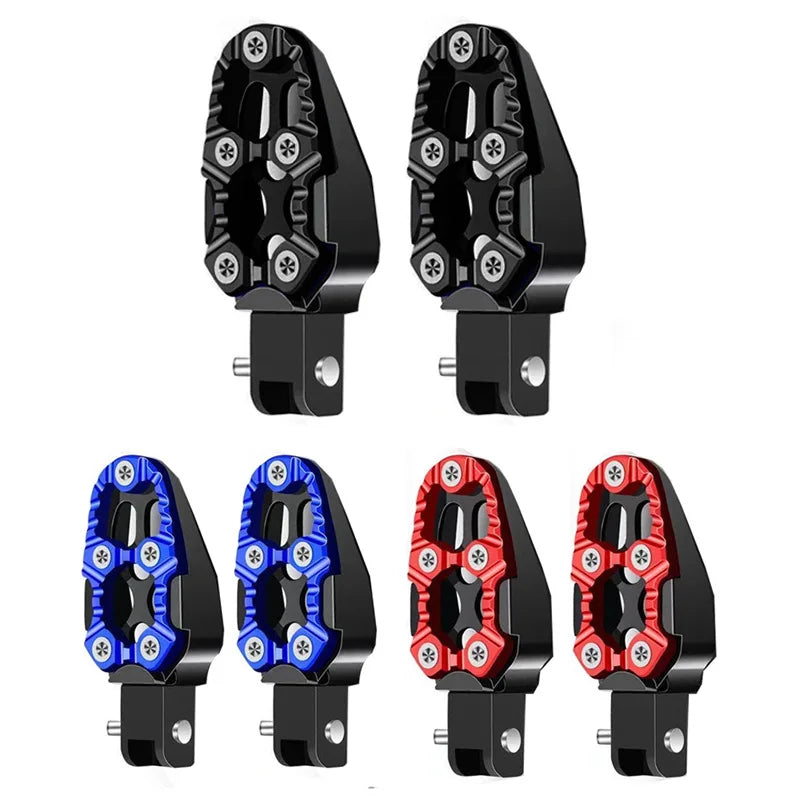 Accesorios para modificación de motocicletas: pedal de pie de aleación de aluminio, pedal trasero, pedal antideslizante
