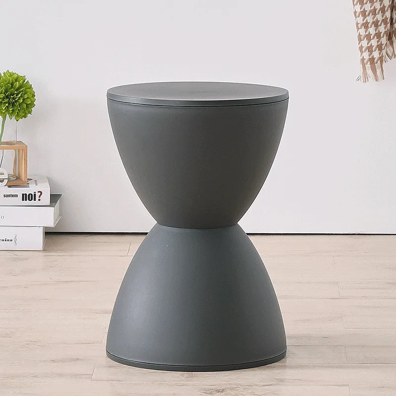Hallway Ottoman Living Room Furniture  Minimalist Storage Pouf Footstool Shoe Changing Pouf Thickened Plastic Waiting Stool