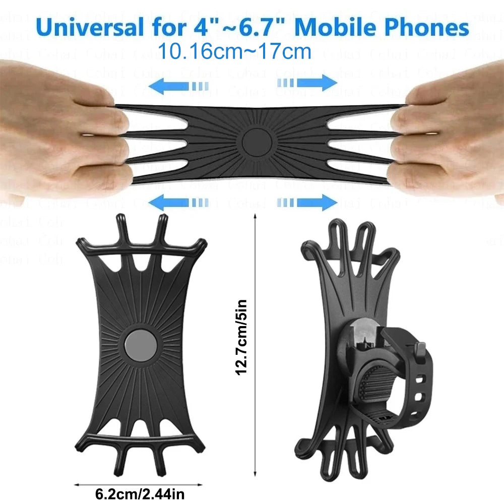 Bike Phone Holder Bicycle Mobile Cellphone Holder Motorcycle Suitable for various phone models