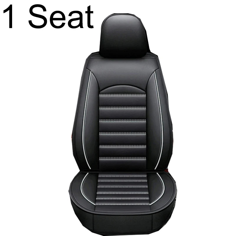 Full Coverage Pu Leather Car Seat Covers for HYUNDAI Tucson Santa FE i30 i40 Veloster Creta Elantra Car Accessories