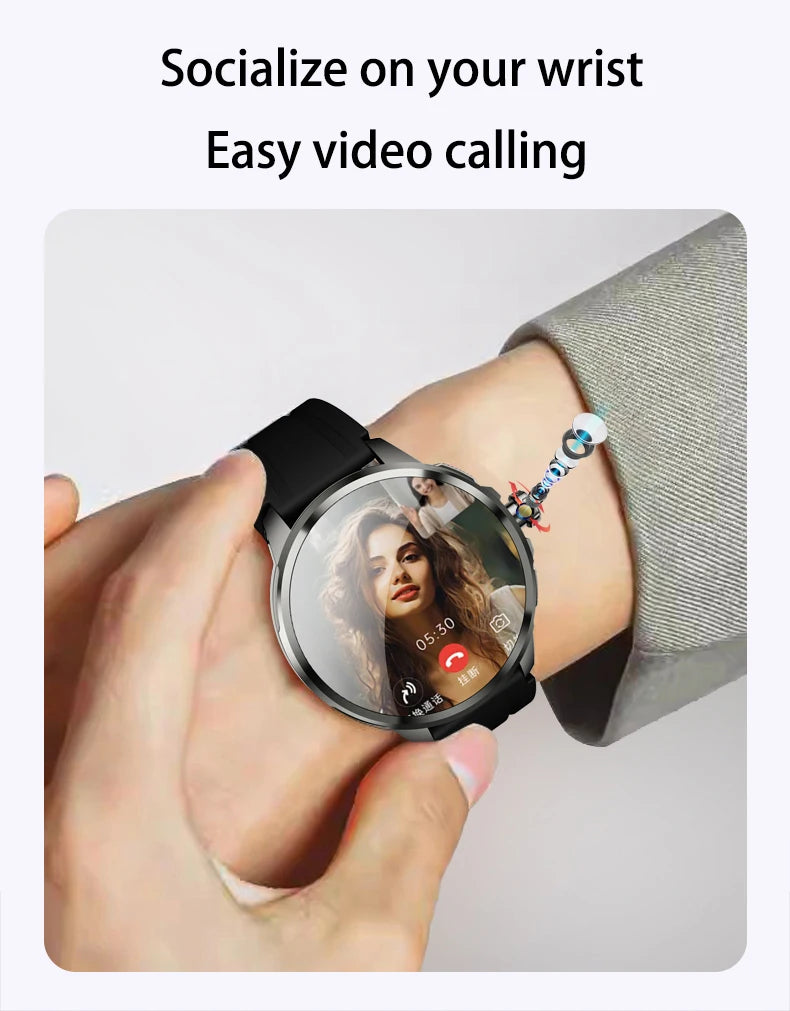 Original H99 Smart Watch Android Watches 1.95inch Amoled Screen Men's Smartwatch With 8MP Rotating Camera GPS WIFI Sim Card Slot